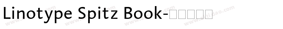 Linotype Spitz Book字体转换